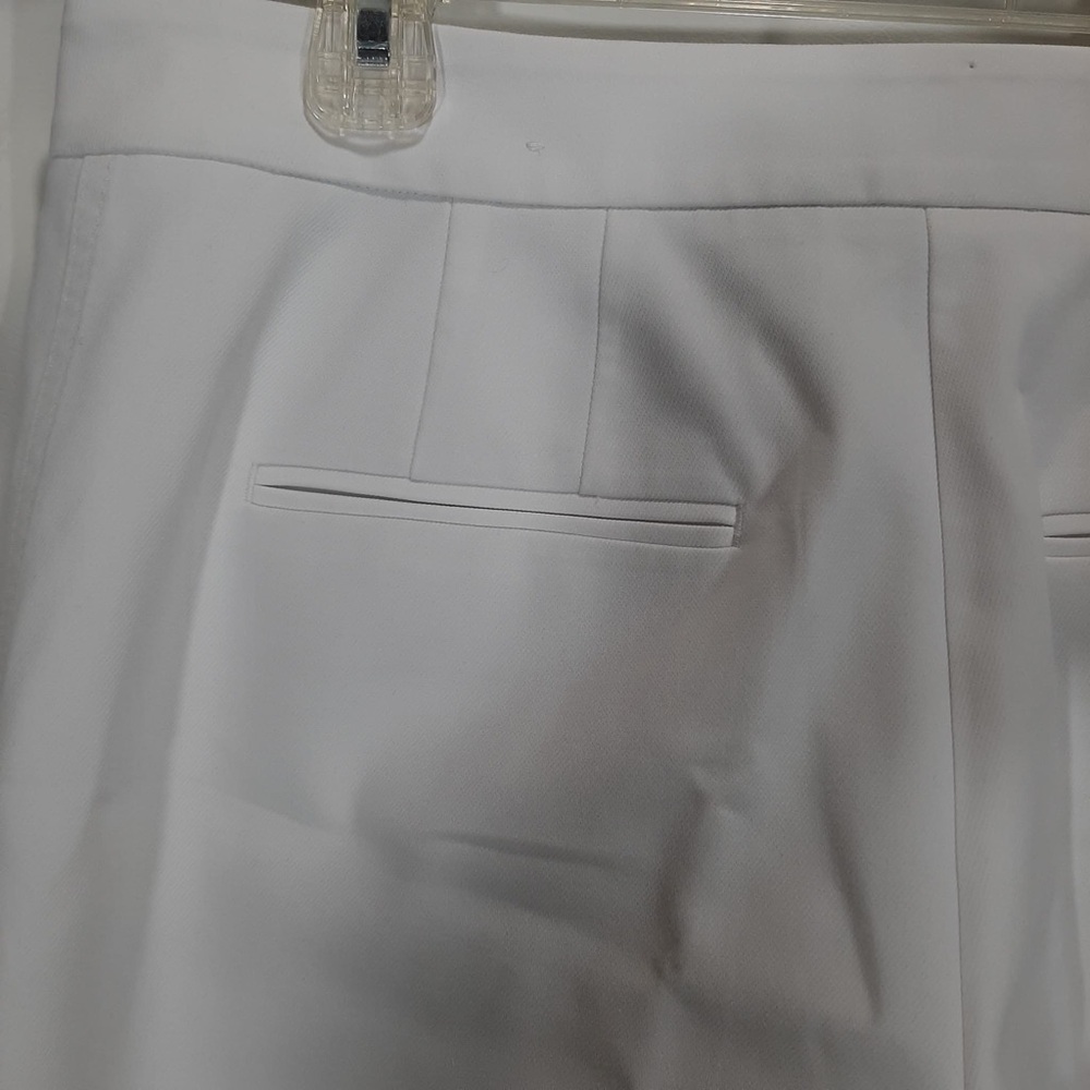 NWOT Ann Taylor cropped white pants 10P - Picture 8 of 12